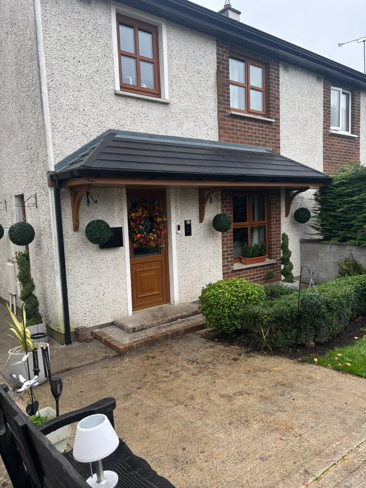 canopies direct timber oak canopy wreath semi detached